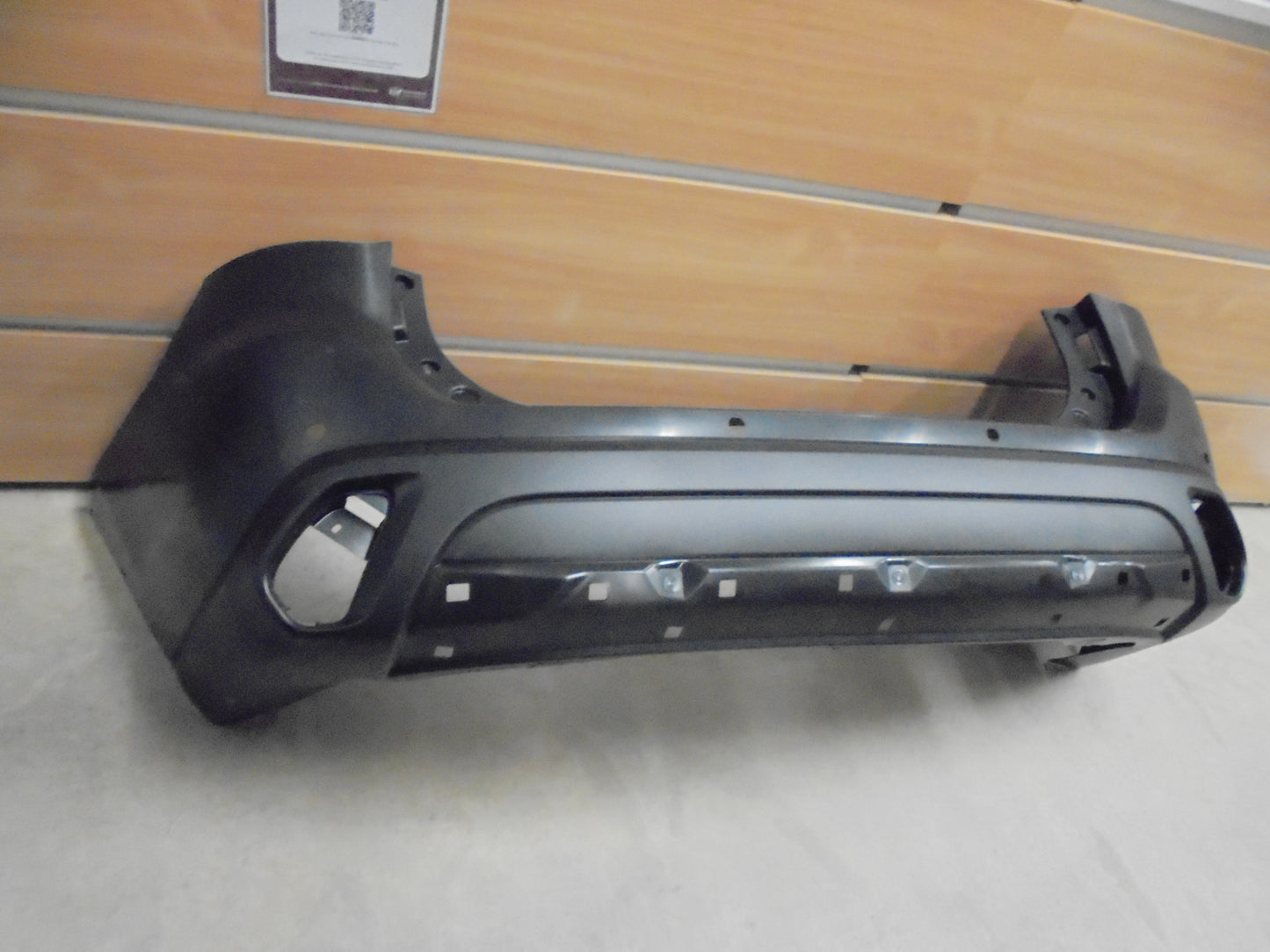 Mitsubishi ZJ Outlander Genuine Rear Bar Cover With Flare And Sensor Holes New Part