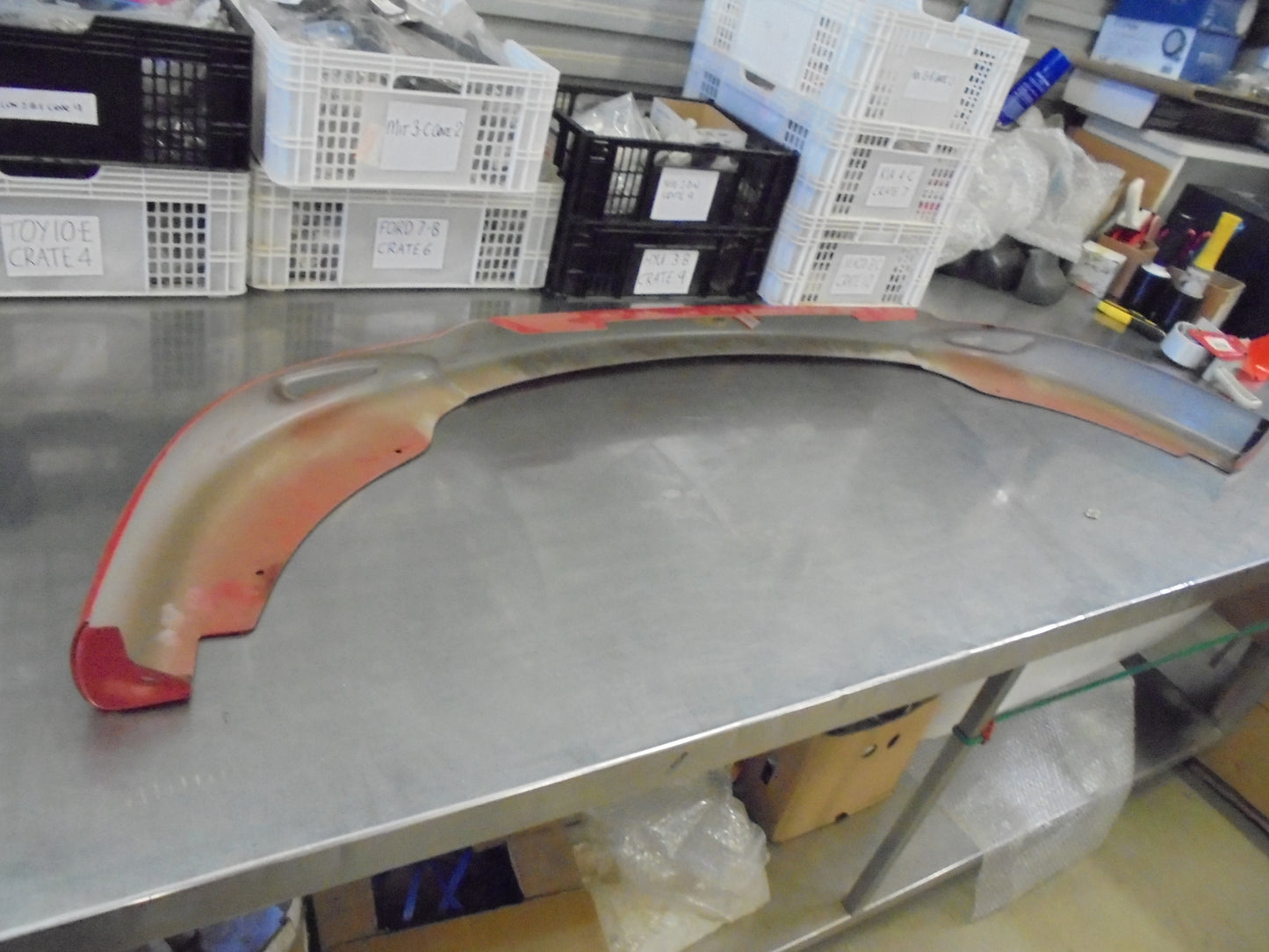 Mitsubishi CE Lancer Coupe Genuine Front Lower Spoiler (RED) New Part
