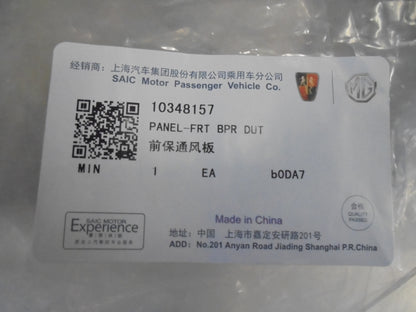 MG ZS Genuine Top Radiator Cowling New Part