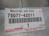 Toyota Rav4 Genuine Right Hand Rear Door Molding New Part