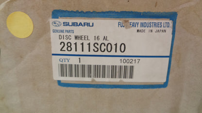 Subaru Impreza/Forester Genuine 16x6.5 Alloy Rim Set of 5 New Part