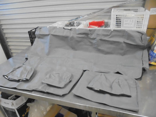 Shevron Rear 60/40 Canvas Seat Covers Suits Volkswagen Amarok New Part