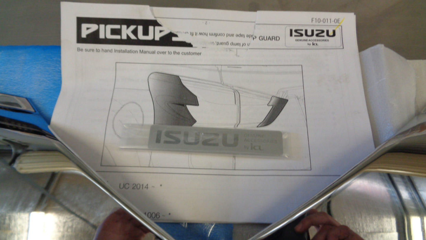 Isuzu MU-X Genuine Rear Lamp Guard Set New Part
