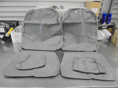 Shevron Front Canvas Seat Covers Suits Nissan Navara D40T ST 10/2009-1/2012 New Part