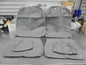 Shevron Front Canvas Seat Covers Suits Nissan Navara D40T ST 10/2009-1/2012 New Part