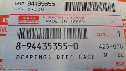 Isuzu Genuine Differential Bearing New Part