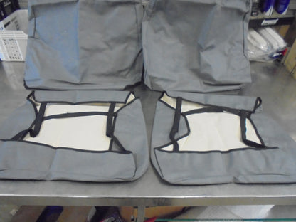 Shevron Front Canvas Seat Covers Suits Nissan Navara D40T ST 10/2009-1/2012 New Part
