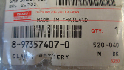 Isuzu D-MAX Holden Colorado Genuine Battery Clamp New Part