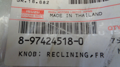 Isuzu D-MAX Genuine Left Front Seat Adjustment Handle New Part