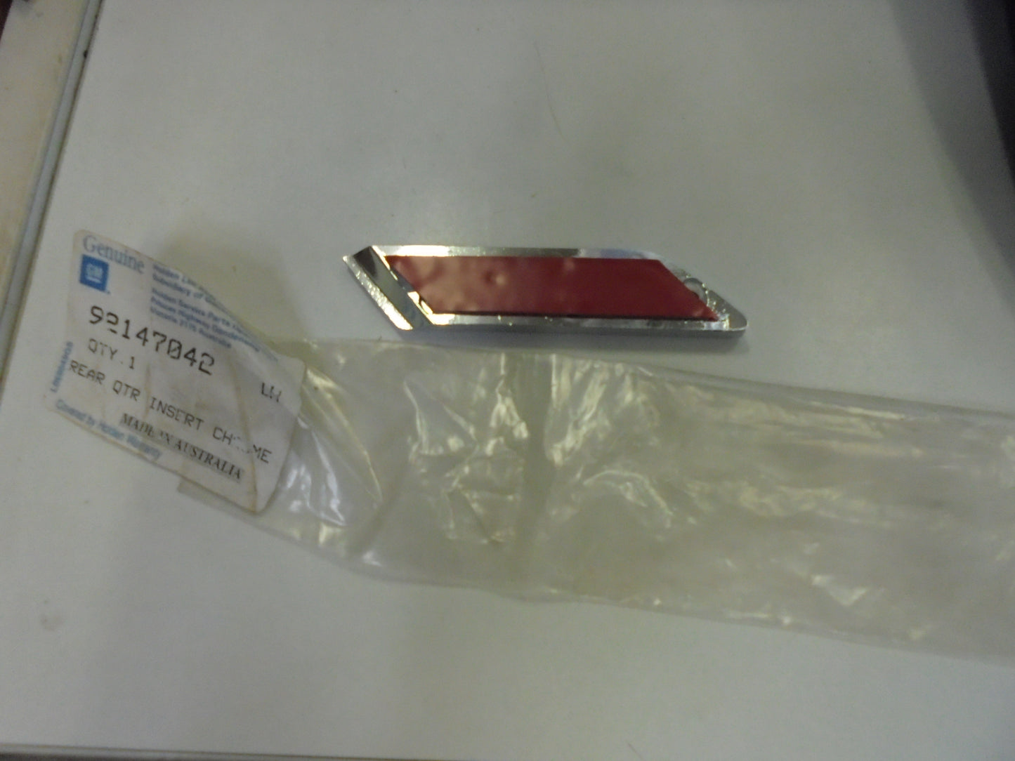 Holden WK-WL Statesman-Caprice Genuine Chrome Left Rear Dogleg Molding New Part