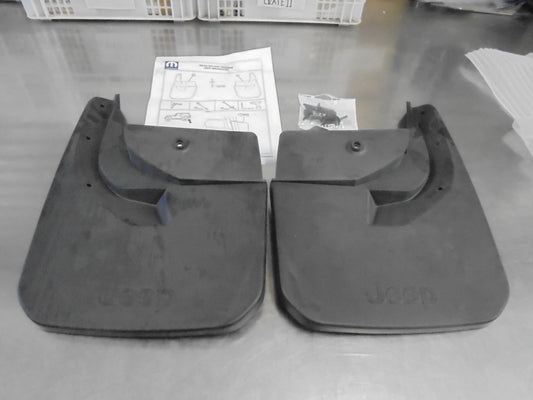 Jeep Wrangler Genuine Rear Mud Flap Set Kit New Part