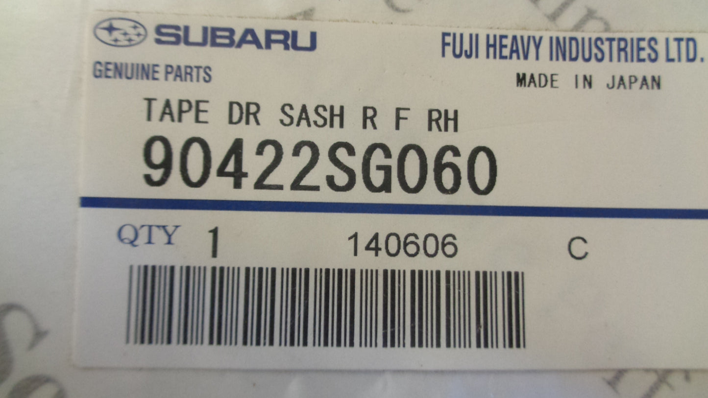 Subaru Forester Genuine Right Hand Front Black-Out Tape New Part