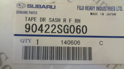 Subaru Forester Genuine Right Hand Front Black-Out Tape New Part