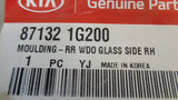 Kia Rio Genuine Rear Right Hand Window Glass Moulding New Part