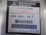 Mitsubishi Lancer Genuine Caution Label New Part