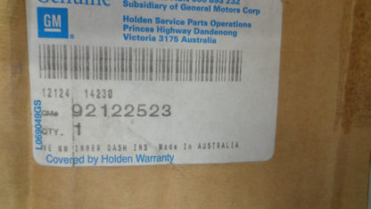 Holden VE/WM Commodore Genuine Dash Panel Insulation New Part