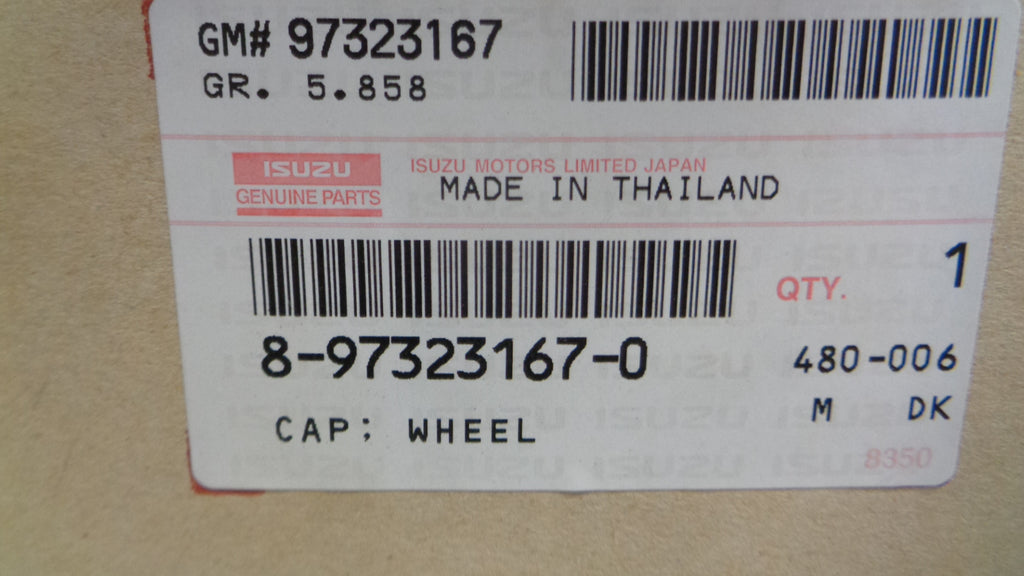 Holden RA Rodeo Genuine Wheel Cap New Part Half Price Parts Car