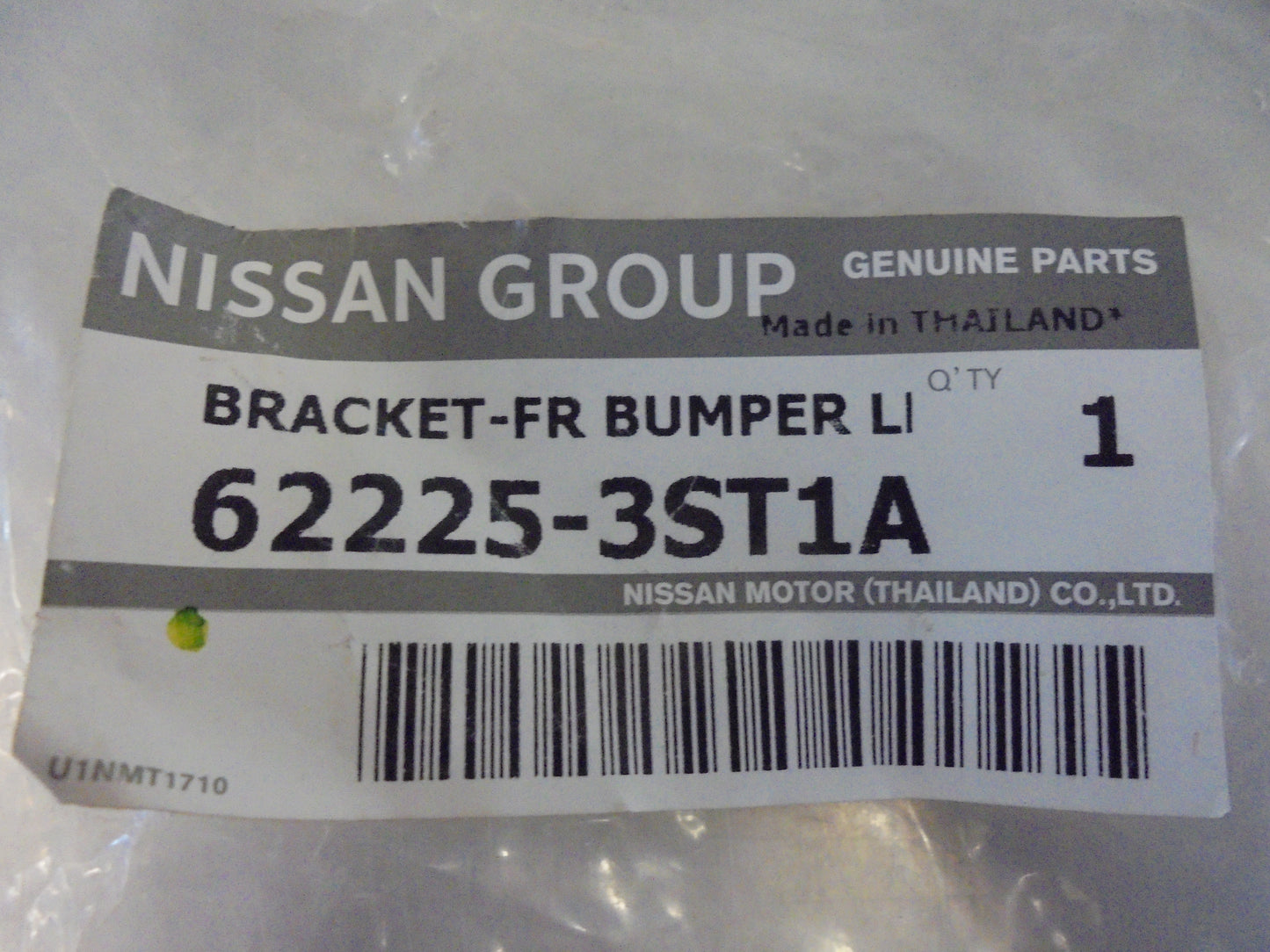 Nissan Pulsar Genuine Left Hand Front Bumper Bracket New Part
