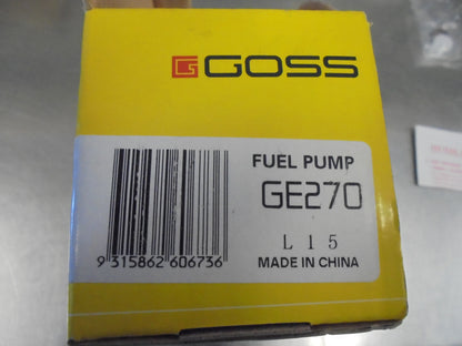Goss Electric Fuel Pump Suits Jeep-Mazda-Mitsubishi-Suzuki New Part