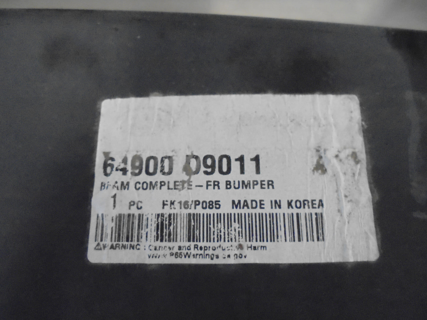 Kia Sportage Genuine Front Bumper Reinforcement New Part