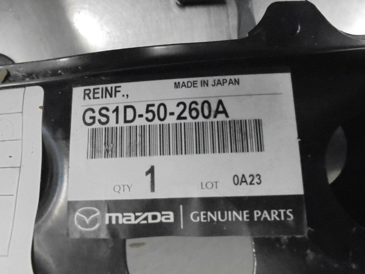 Mazda 6 GH Genuine Rear Bumper Reinforcement New Part