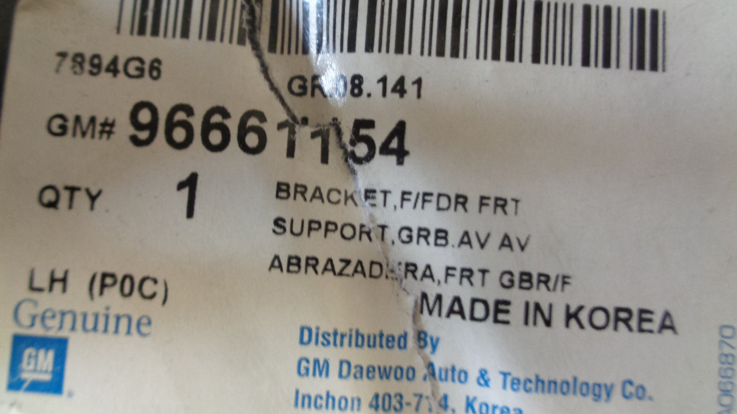 Holden Captiva Genuine Front Left Fender Mounting Bracket New Part