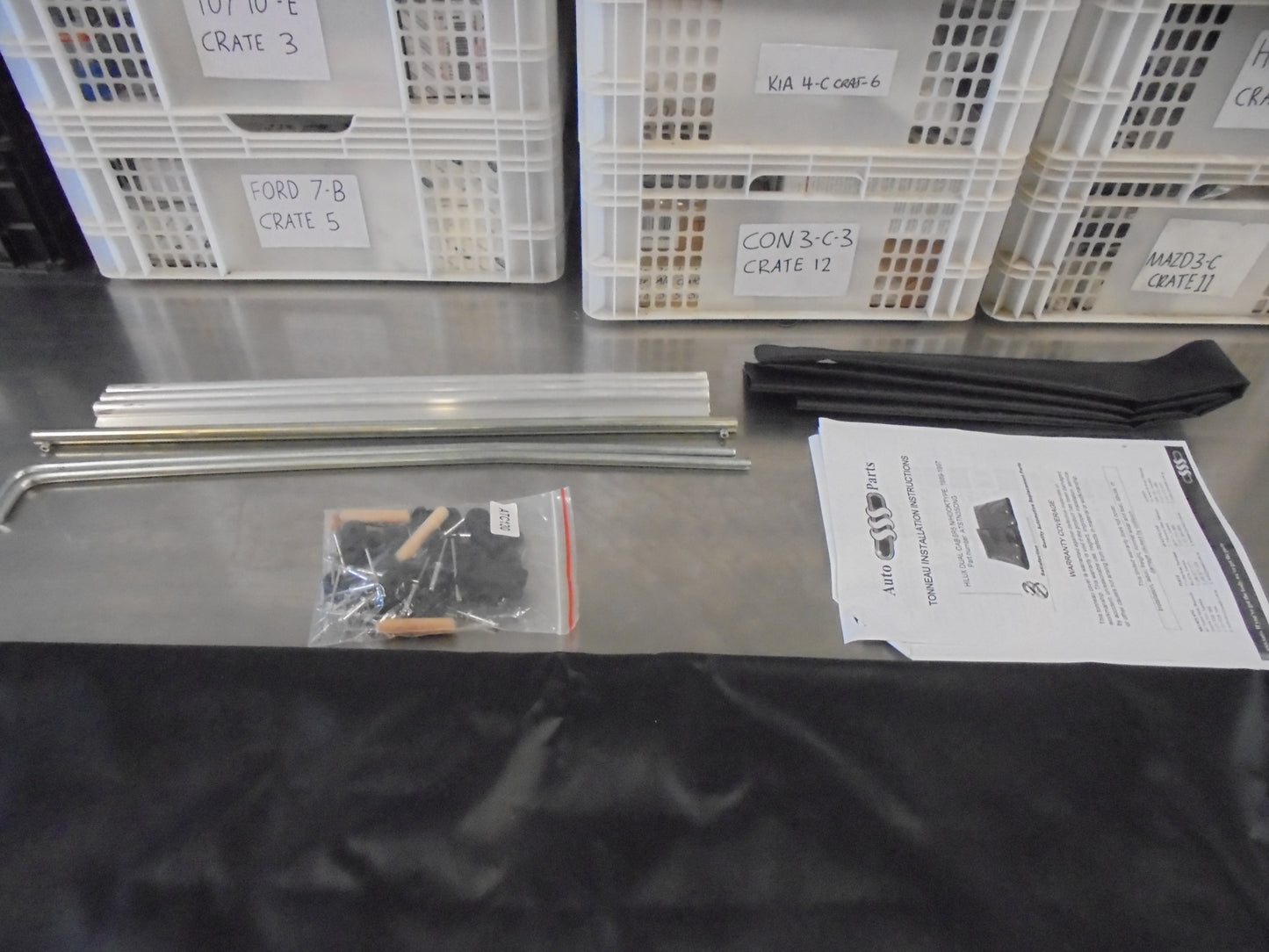 SSS Auto Toyota Hilux SR5 Dual Cab Tub Tonneau Kit No Sports Bar New Part