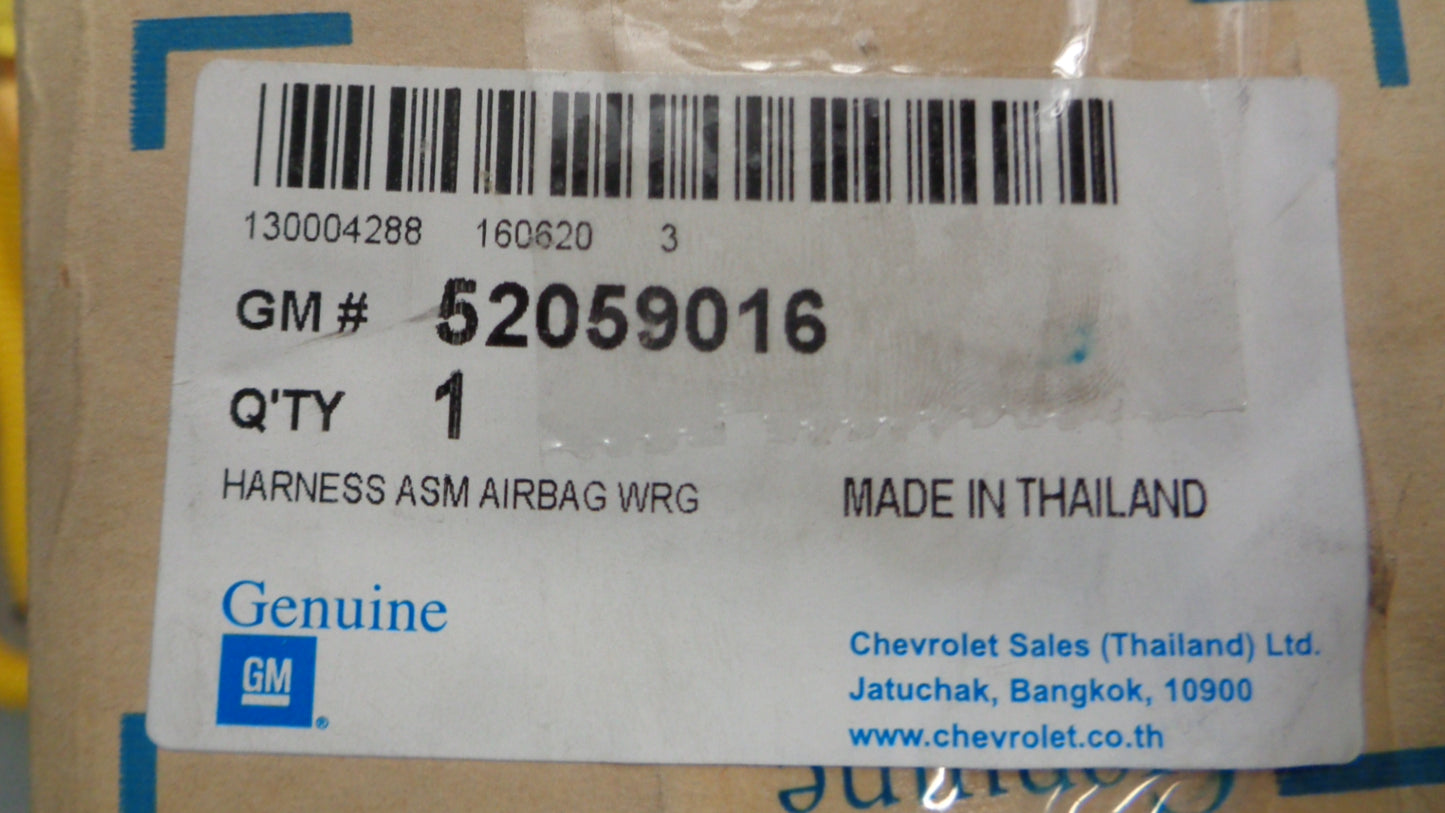 Holden RG Colorado Single Cab Genuine Air Bag Harness New Part