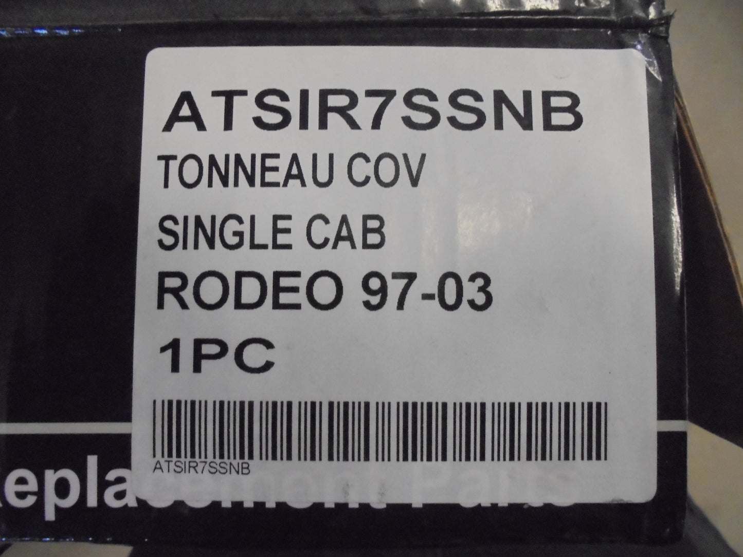 Holden Rodeo Single Cab Tonneau Kit Single Cab New Part