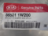 Kia Rio Genuine Left Hand Front Upper Bumper Bracket New Part