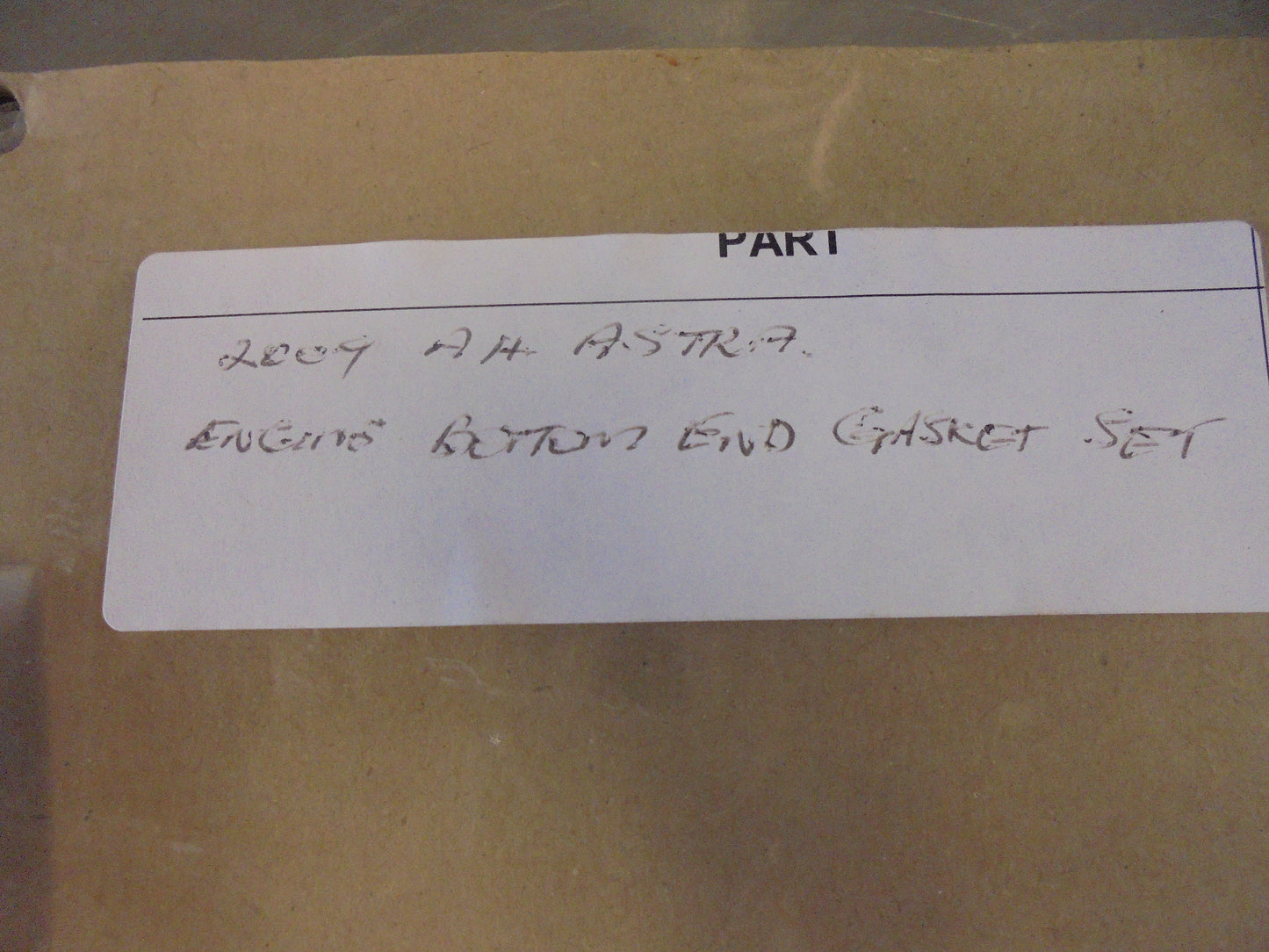 Holden Astra Engine Bottom End Gasket Set New Part