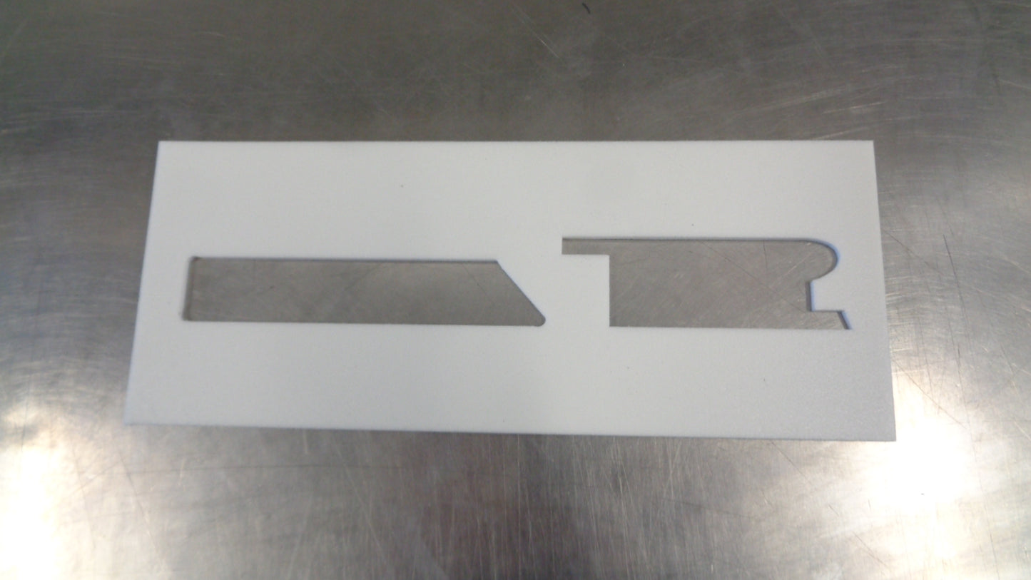 Nissan GU Patrol Genuine Back Emblem Door Template New Part