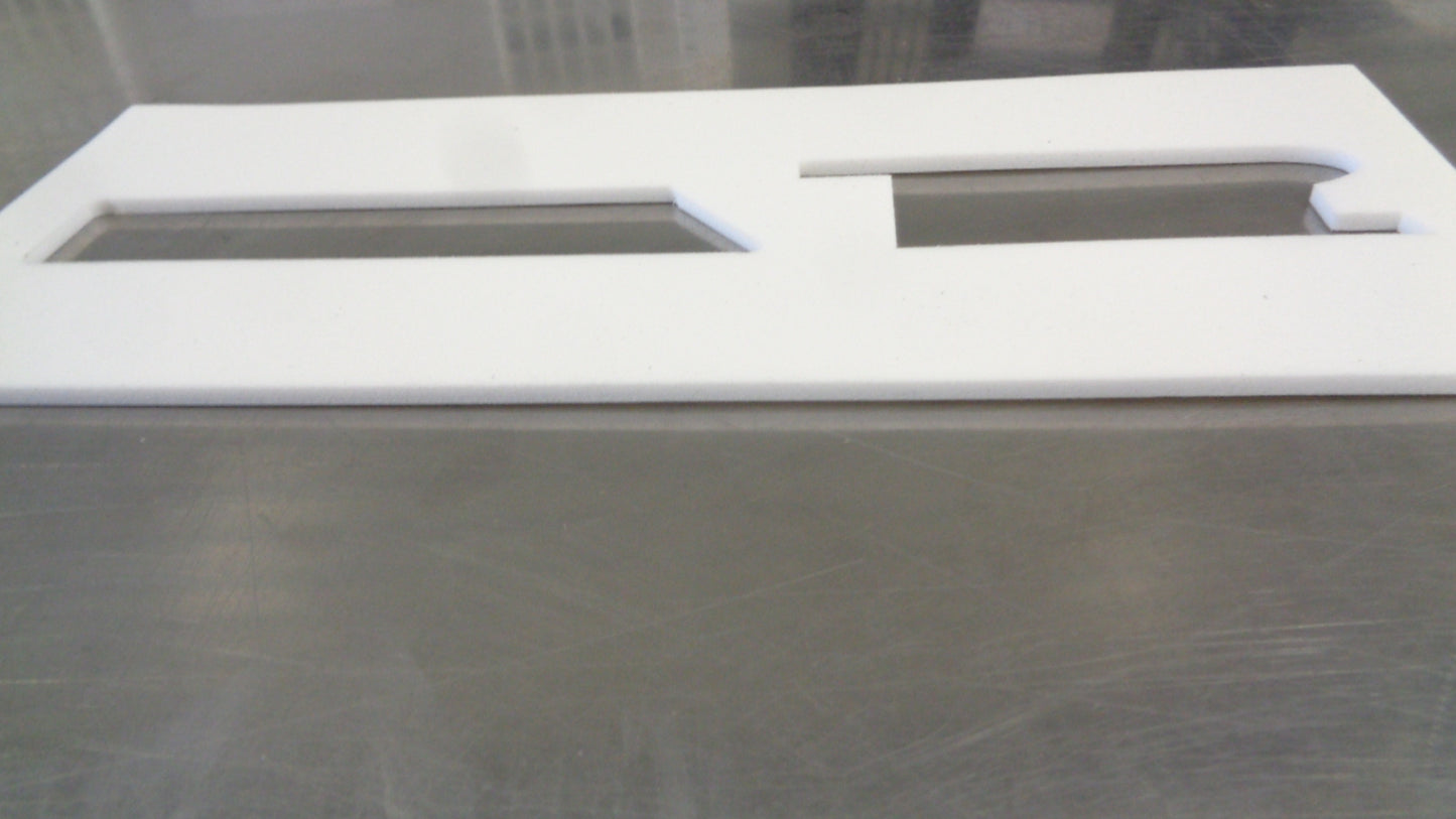 Nissan GU Patrol Genuine Back Emblem Door Template New Part
