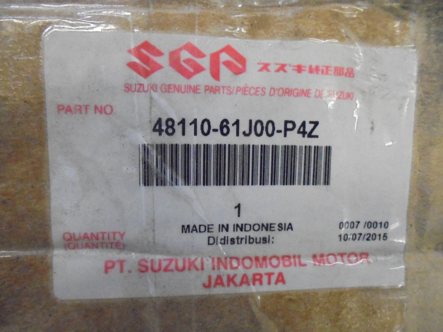 Suzuki Carry Genuine Steering Wheel (Gray) New Part