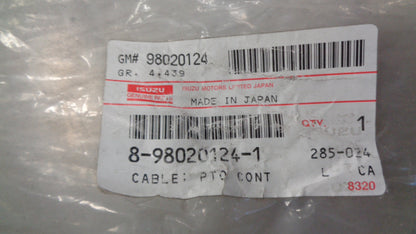 Isuzu NPR Genuine Power Take Off Contact Cable New Part