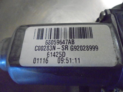 Jeep Cherokee-Renegade Genuine Left Hand Rear Window Regulator New Part