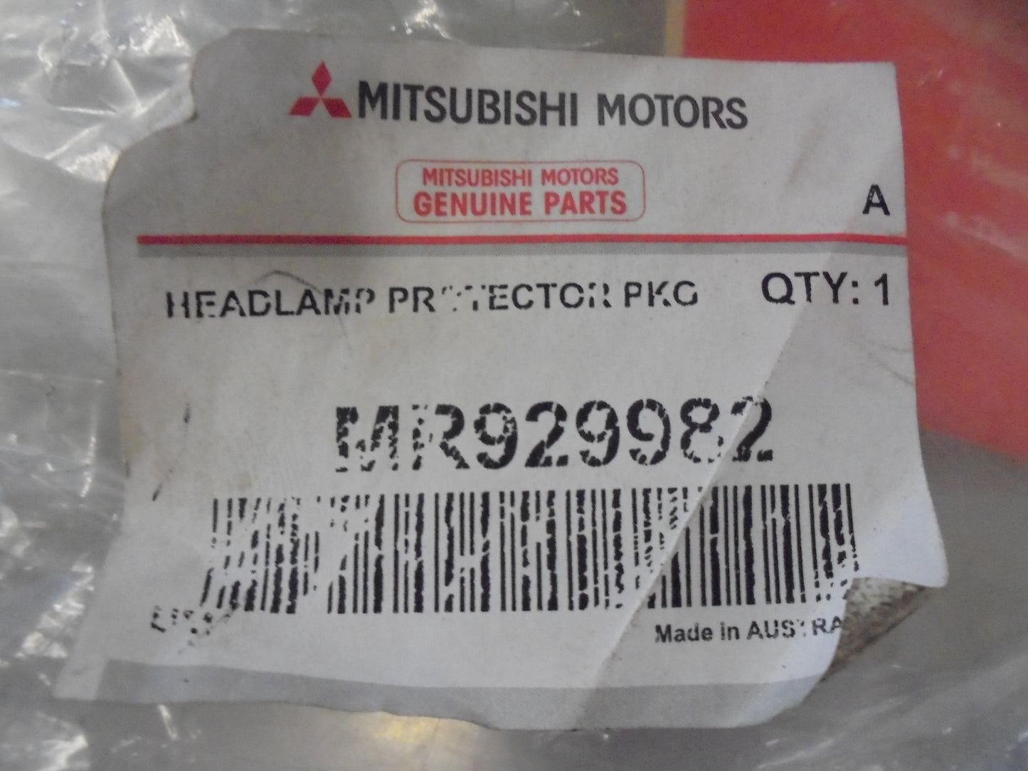 Mitsubishi 380 Genuine Headlight Protectors (Replacement) Only New Part