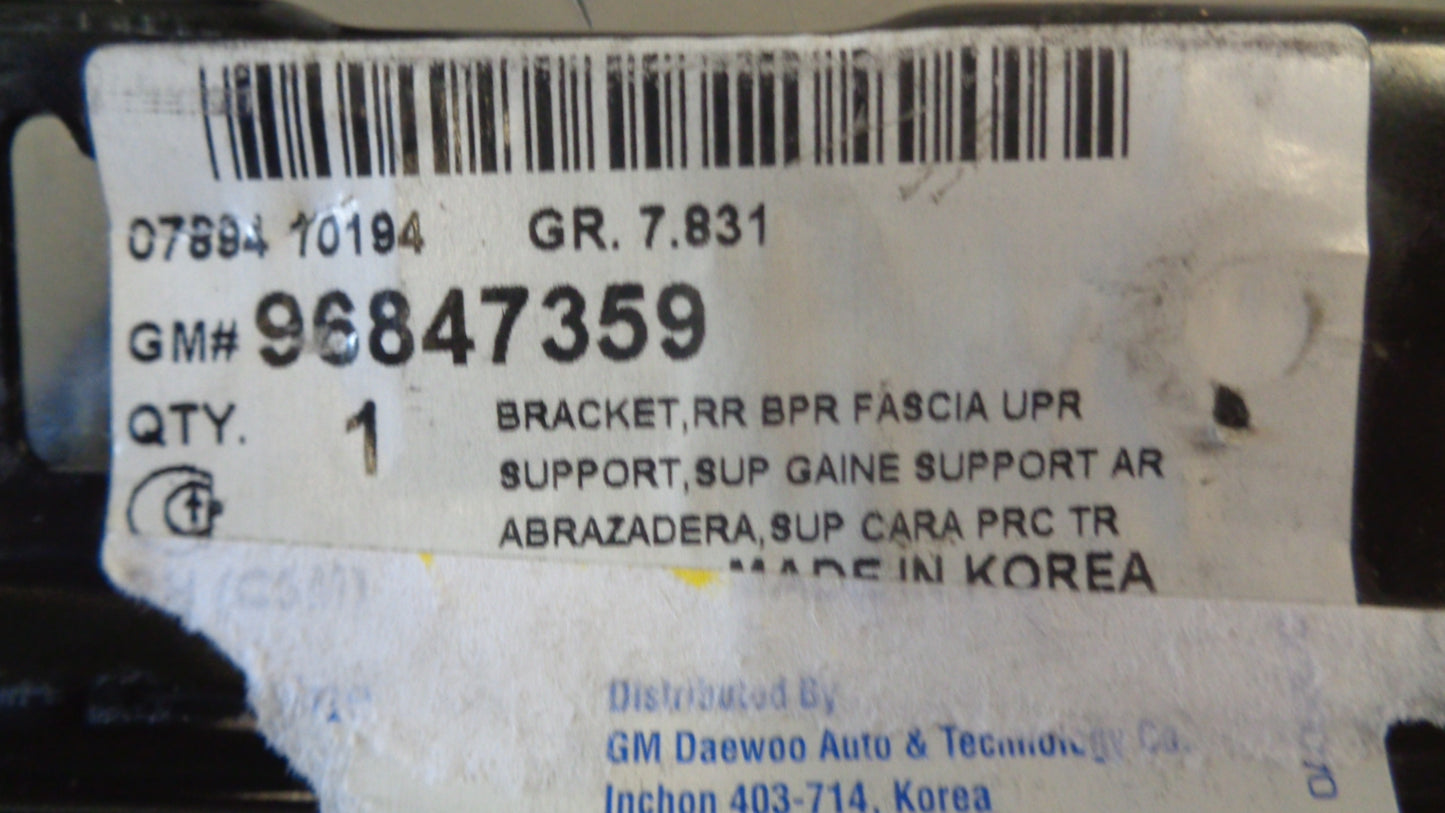 Holden Barina Spark Genuine Rear Body Panel Upper Bracket New Part
