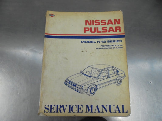 Nissan Pulsar N12 Series Service Manual Used Book