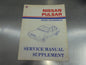Nissan Pulsar N12 Series III Service Manual Supplement Used Book