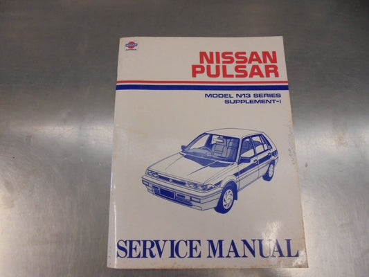 Nissan Pulsar N13 Series I Genuine Service Manual Supplement Used Book