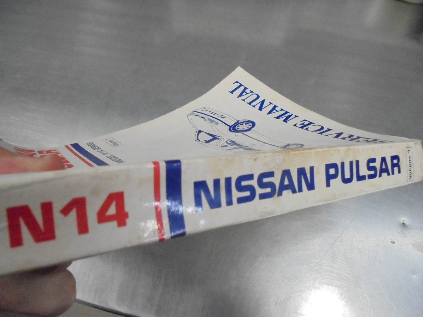 Nissan Pulsar N14 Series Volume 1 Genuine Service Manual Used Book
