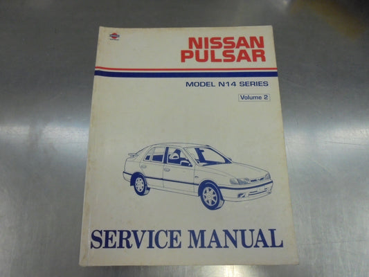 Nissan Pulsar N14 Series Volume 2 Genuine Service Manual Used Book