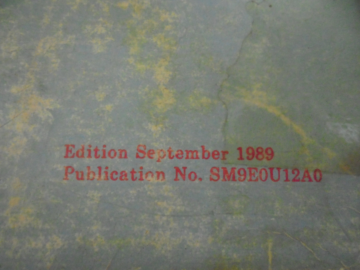 Nissan Pintara U12 Genuine Service Manual Used Book