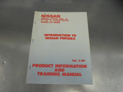 Nissan Pintara U12 Series Genuine Introduction To Nissan Pintara Used Book