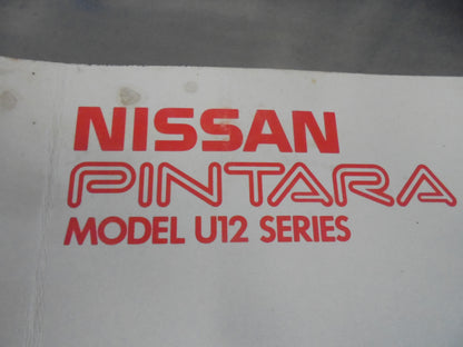 Nissan Pintara U12 Series Genuine Introduction To Nissan Pintara Used Book