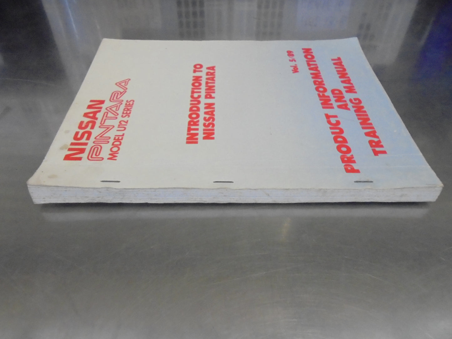 Nissan Pintara U12 Series Genuine Introduction To Nissan Pintara Used Book