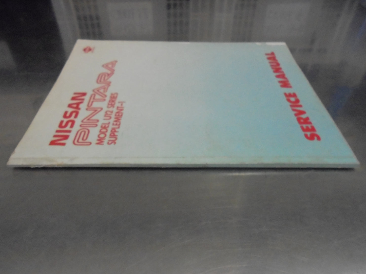 Nissan Pintara U12 Series Genuine Supplement-1 Used Book