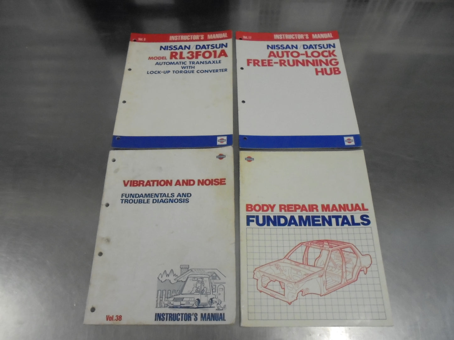 Nissan Genuine Set 4 Book Manual Used Books