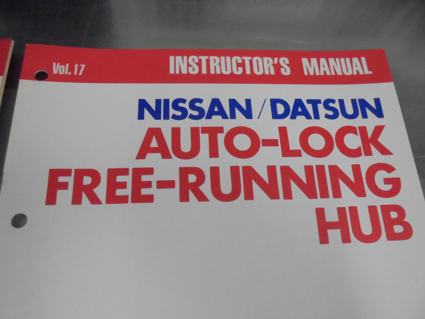 Nissan Genuine Set 4 Book Manual Used Books
